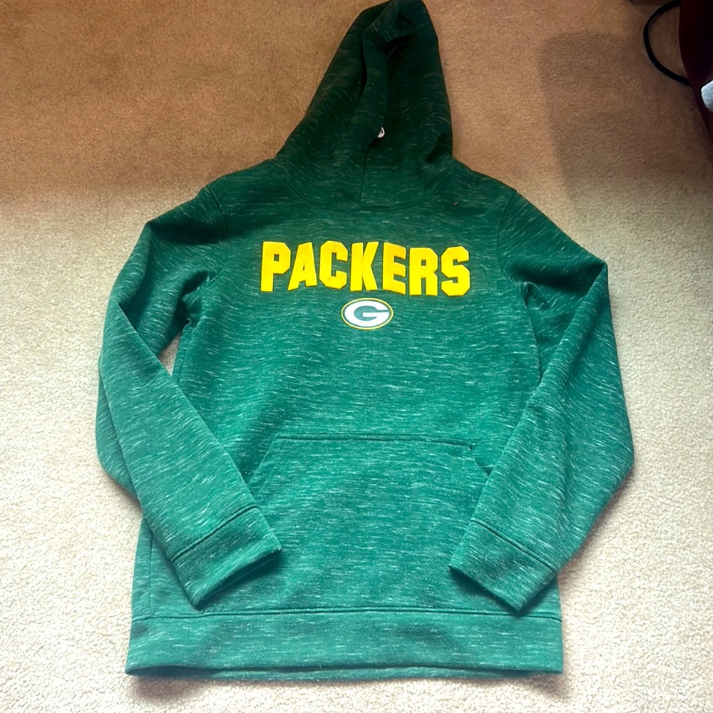 Packers hoodie, good condition, youth